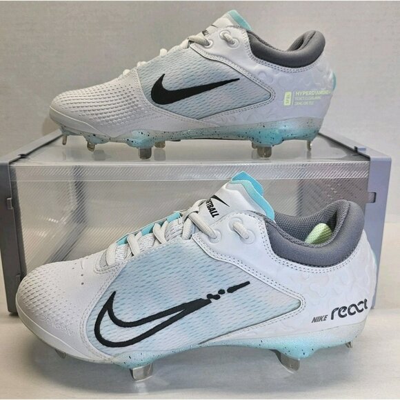 Nike  Women's  Hyperdiamond 4 Elite  Softball  Cleats  Size 9 - Picture 1 of 16